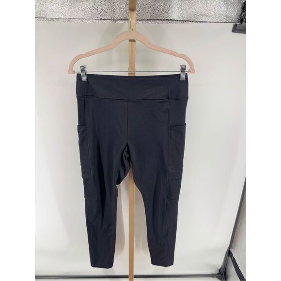 Victoria’s Secret PINK active black pants with pockets size large - Picture 2 of 8